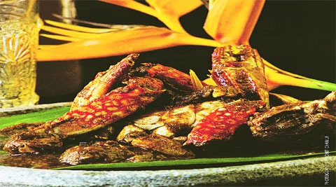 Crab curry masala,a Chettinad delicacy