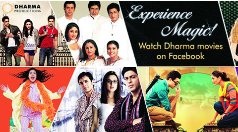 Dharma to stream films on social network sites