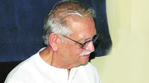 Gulzar  with the DVD Hits of  Gulzar