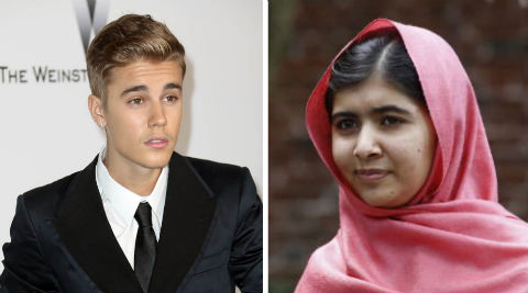 Justin Bieber posted: Just got to FaceTime with Malala Yousafzai. (Source: AP)