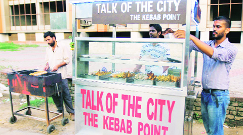 At the “Talk of the City” at Ghumar Mandi in Ludhiana. (Source: Express photo by Gurmeet Singh)