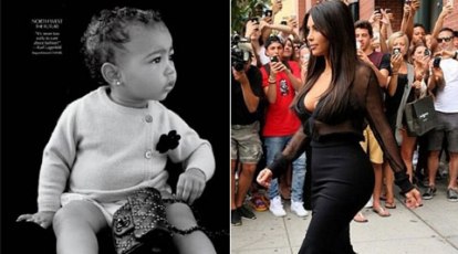Kim Kardashian criticised for daughter North West's fashion debut