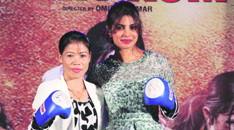 Mary Kom and Priyanka Chopra