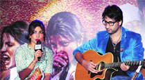 Priyanka Chopra with
music composer Shashi
