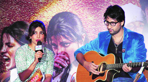 Priyanka Chopra with  music composer  Shashi