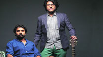 Namit Das (seated) with Anurag Shankar