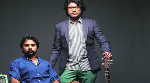 Namit Das (seated) with Anurag Shankar