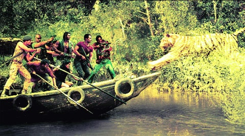 The Roar team battle with the Tiger