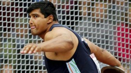 vikas gowda, gowda, Siddhanth Thingalaya, asian athletics championship, asian athletics, kalinga stadium, discus throw, high hurdle, sports news, indian express