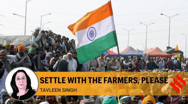 Farmers at Ghazipur border (Express photo/Amit Mehra)