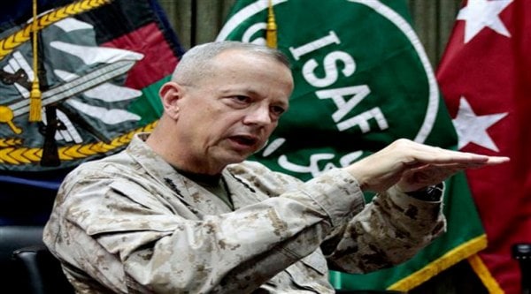 Retired US general John Allen. ( Source: AP )