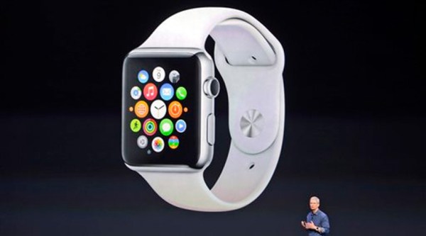 Apple CEO Tim Cook introduces the new Apple Watch. Apple's new wearable device marks the company's first major entry in a new product category since the iPad's debut in 2010.