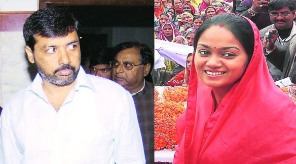 Ex-BSP MP Dhananjay Singh and his wife, Jagriti Singh. ( Source: Express Archive )