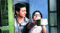 Dev and Shrabanti in Buno Haansh