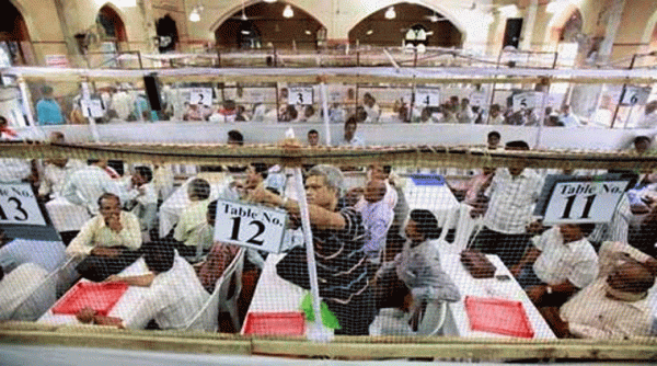 Counting for bypolls in three Lok Sabha and 33 Assembly seats across 10 states began on Tuesday morning. 