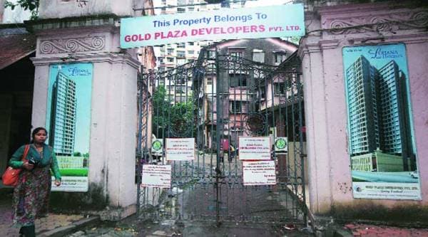 The plot was sold by Cutchi Lohana Niwas Griha Trust (CLNGT) to Gold Plaza Developers. ( Source: Express photo by Prashant Nadkar )