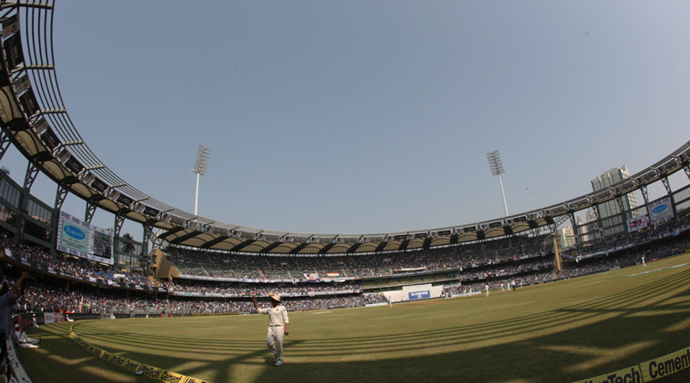 Sachin Tendulkar during his last Test match at the Wankhede Stadium, Mumbai (Source: Express Photo by Neeraj Priyadarshi)