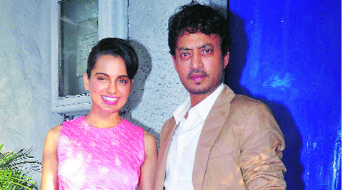 Kangna Ranaut and  Irrfan