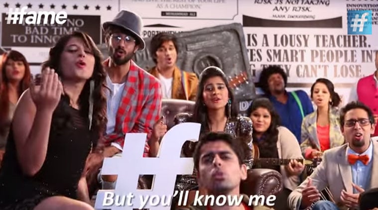 The video by #fame music takes a dig at every star son/daughter.
