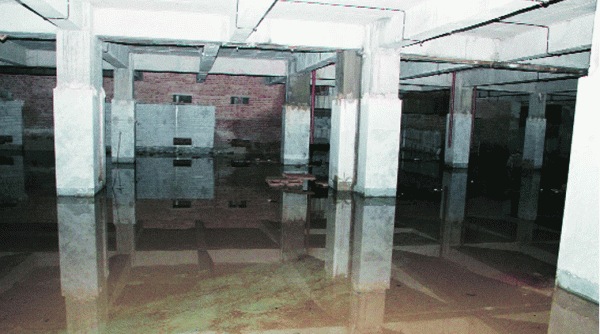 Aquifer Floods Under Construction Hospital In Kalkaji Gallons Of Water Pumped Into Sewer Cities News The Indian Express Aquifer Floods Under Construction, Who To Contact For Water In Basement Indian