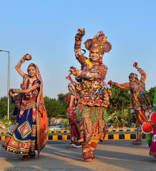 PHOTOS Garba takes over Gujarat as Navratri begins The Indian Express
