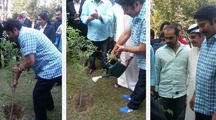 Malayalam superstar Mammooty launched the 'My Tree Challenge'.