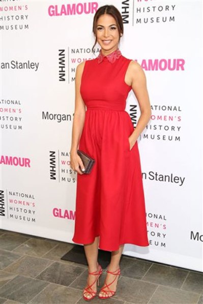 Moran Atias arrives during the 3rd Annual Women Making History Event at the Skirball Cultural Center on Saturday, Aug. 23, 2014, in Los Angeles. (Source: AP)