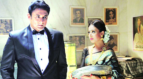Ajinkya Deo and Tejaa Deokar in a still from the film Natee