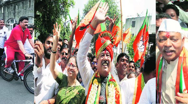 Balasaheb Shivarkar (63), the Hadapsar candidate of Cong, is fighting his 7th election; Girish Bapat (63) of the BJP will be contesting his fifth election from Kasba Peth; Vinayak Nimhan of Cong is contesting from Shivajinagar. This will be his 4th election