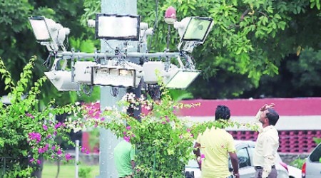 11 CCTV cameras are keeping a watch on the activities inside and around the tents allotted to various parties.