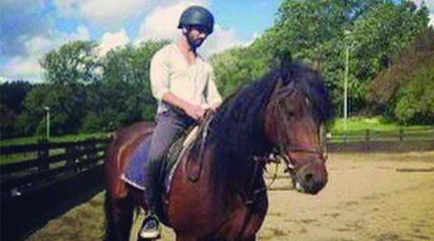 Sharpening the riding skills,  Shahid Kapoor seen riding a horse 