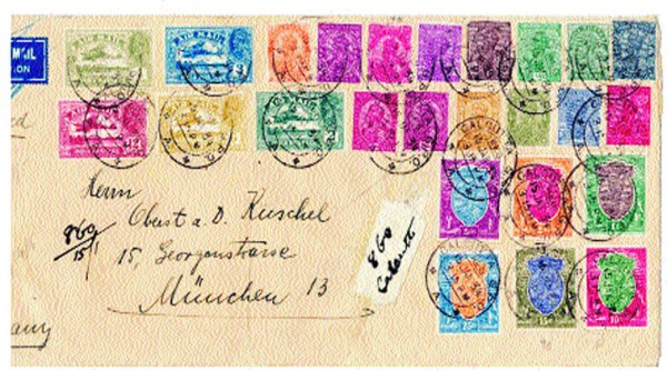 A rare George V complete set of stamps