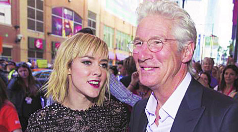 Actors Jena Malone and Richard Gere arrive for the Time Out of Mind  gala at the Toronto International Film Festival (TIFF)  in Toronto
