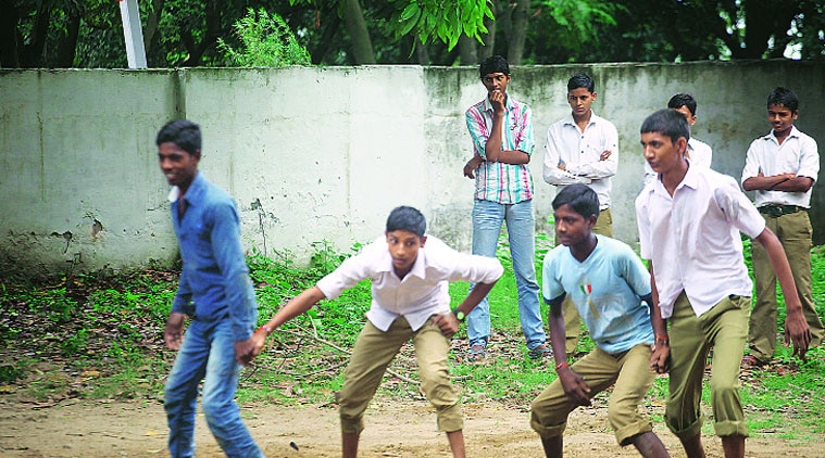 A good kabaddi player, Zahid doesn’t participate in games at school anymore. (Source: Express photo by Oinam Anand)
