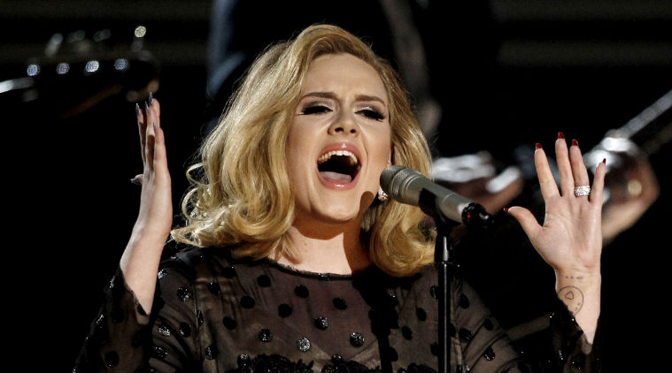 The 'Skyfall' hitmaker met Albarn at his west London recording studio earlier this week.