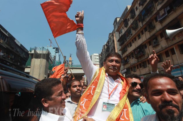 Shiv Sena Party Workers Celebrate Their Victory In Maharashtra Assembly Polls Picture Gallery 