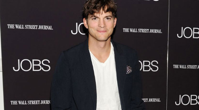 The 'Two and Half Men' star, who became father for the first time with fiancee Mila Kunis, also shared a link of photos of parents meeting their babies for the first time, reported Us magazine.  (Source: AP)