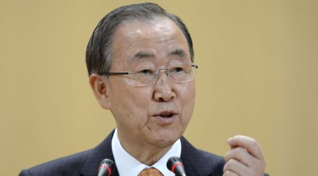 UN Secretary General Ban Ki-moon.