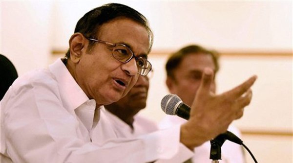 Former Union minister P Chidambaram (Source: PTI)