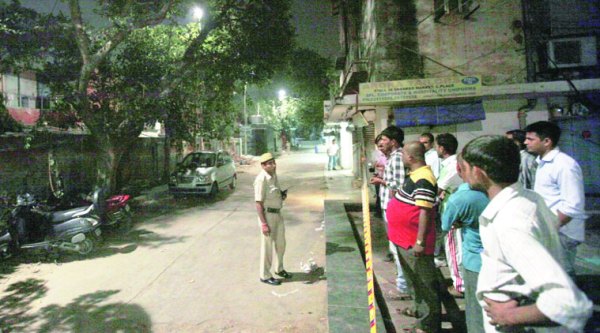 Shankar Market in Connaught Place where the shootout took place on Saturday.(Source: Photo by Amit Mehra)