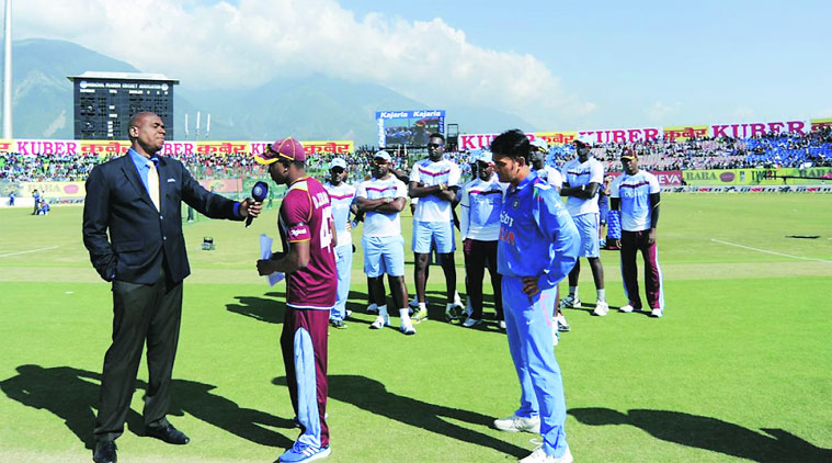 the entire West Indian team walked out for the toss, in a show of defiance as well as solidarity. (Source: BCCI)