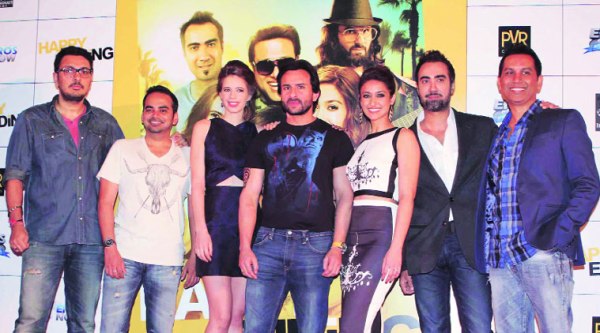 The team of Happy Ending at the launch of the trailer