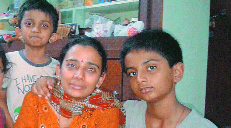 Mazumdar, Vithal and Nandu in a recent photo. Her brother alleges that the trouble began on the first day of the marriage and cited instances where Prasad behaved in a “sadistic” manner.