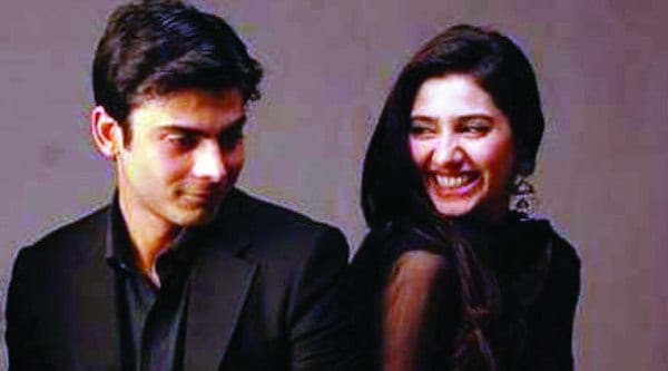 Fawad Khan and Mahira Khan  share a light moment in Humsafar
