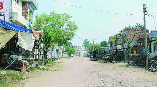 The main market in Arnia town wore a deserted look on Tuesday. Source: Express
