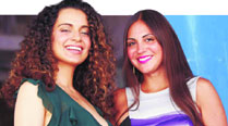 Kangana Ranaut with Sabine Heller, Creative Director and Vice President of ASmallWorld