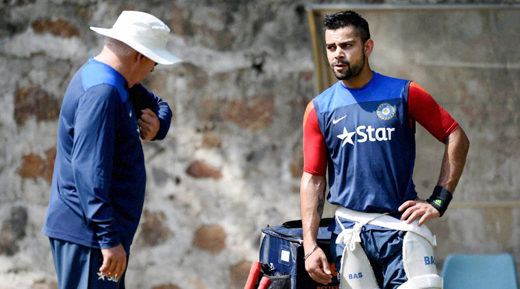 When Kohli entered the nets, it was not only Fletcher, who had his eyes trained on him but also skipper MS Dhoni. (Source: PTI)
