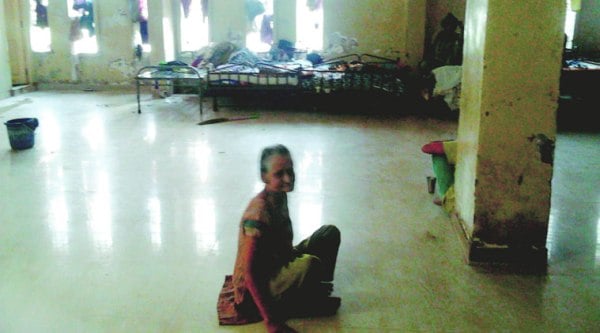 The Indian Express visits the shelter home and found the women living in filthy conditions, in rooms stinking with urine and defecation around their beds, rats gnawing away at left over food and cockroaches swarming all over the place.