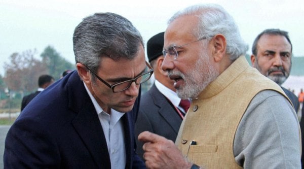Omar had expressed the hope the PM would accept the state government’s demand for a Rs 44,000- crore package for relief to the flood-hit people. (Source: PTI) 