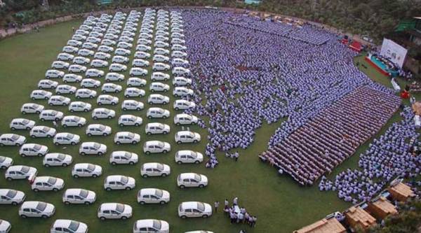 Many of those who got cars, did not even know how to drive. The beneficiaries were short listed from 2000 artisans. (PTI Photo)